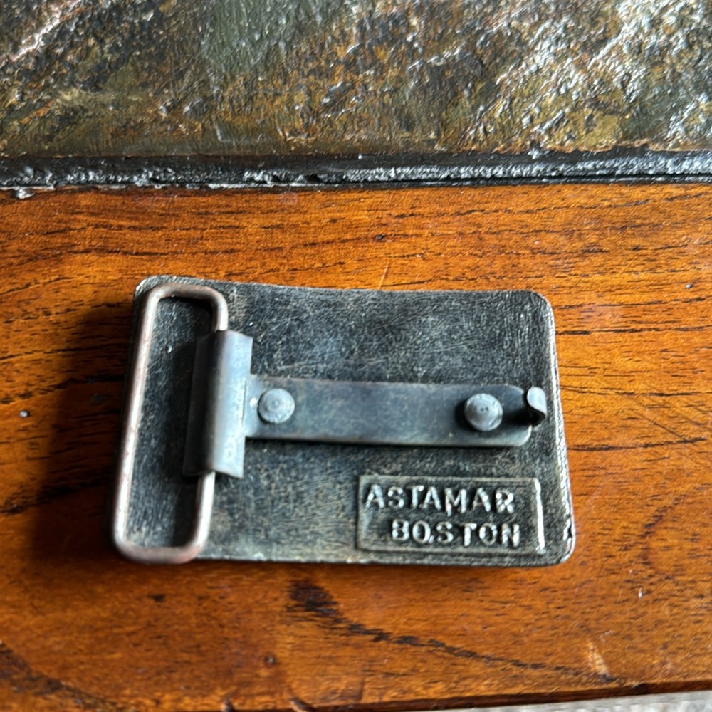 Daisy Red Ryder Vtg Metal Belt Buckle by Astamar Boston - Picture 3 of 3
